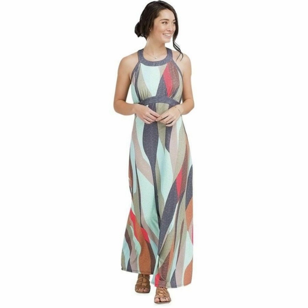 Prana Calexico halter maxi dress size XL